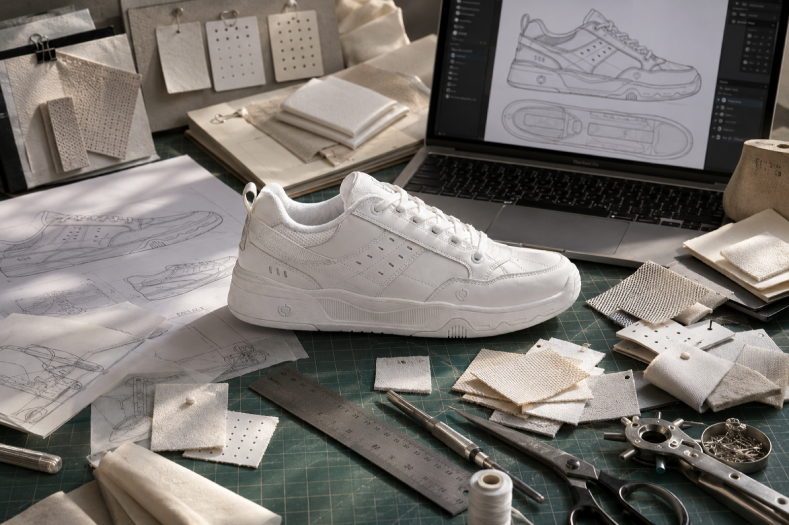 Design and product development footwear workspace